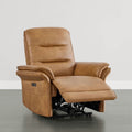 ReNest Dual Motor Power Recliner with Zero Gravity, Saddle Brown
