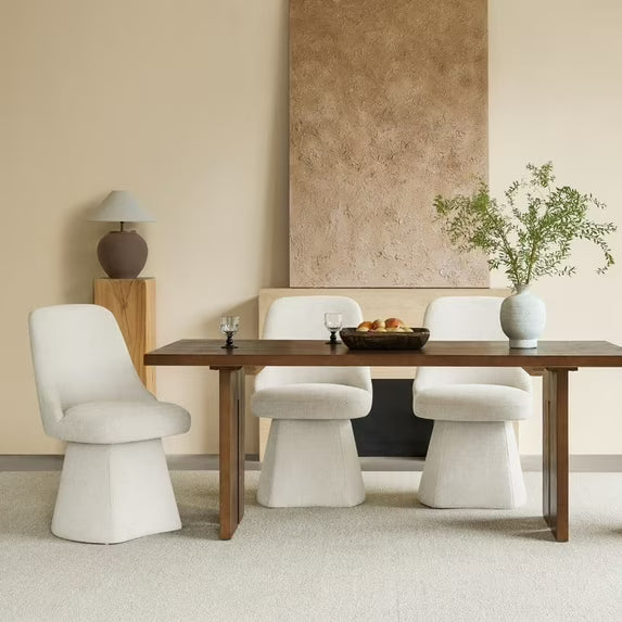 CHITA Upholstered Swivel Dining Chair Set of 1/2/3