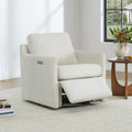 CHITA Power Swivel Chair Accent Chair Wall Hugger with Electric Footrests