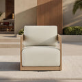 ReNest Outdoor Swivel Patio Chair, 360-Degree Rotating Outdoor Armchair with 13-Inch Thick Cushion, Backyard, Garden